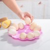 Deviled Egg Platter Compartment Round Plastic Deviled Egg Plate Reusable