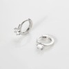 SILBERTALE 925 Sterling Silver Hoop Earrings for Women Small Silver