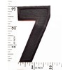 3 INCH Black Number 7 Patches Appliques Fabric Decorating for
