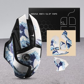 IMMOENUC Mouse Grip Tape, Suitable for G502 HERO/G502 Lightspeed Mouse, Anti-Slip Tape, PVC Material, Color Seal, Sweat Absorption and Anti-Slip Skin