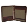 Leather Folio Case Portfolio Detachable Ring Binder Documents Holder Falkirk