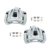 munirater 2Pcs Front Brake Calipers with Bracket Replacement for Liberty