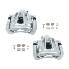 munirater 2Pcs Front Brake Calipers with Bracket Replacement for Liberty 2002-2007