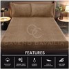 GC GAVENO CAVAILIA Teddy Fleece Plain King Size Fitted Sheets,