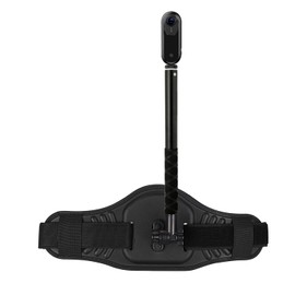 LICHIFIT Camera Waist Belt + 1.2m Selfie Stick for GoPro for Insta360 for Fusion Action Camera/Panorama Camera Outdoor Holder Waistband Waist Mount Bracket Strap