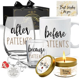 Pokolllee Nurse Appreciation Gifts - Before Patients After Patients Set Gifts for Doctors, Hygienists, Physician, Dentists, Nurse Practitioner, LPN, RN - Nurses Day Nurses Week Bday Christmas Gift