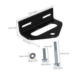 Mikinona Zero Turn Hitch Kit Heavy Duty Iron Mower Hitch for Convenient Transport and Easy Installation Compatible with Lawn Mowers Tractors and Trailers