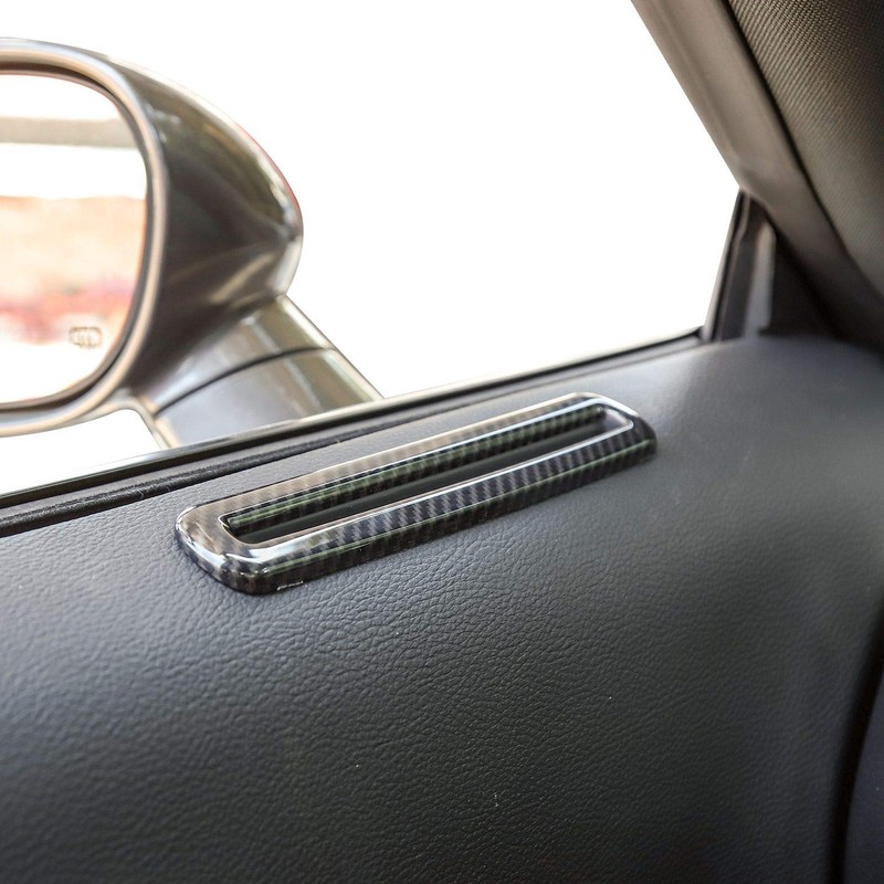 Interior Door Vent Cover Trim for Dodge Challenger 2015-2020 Carbon