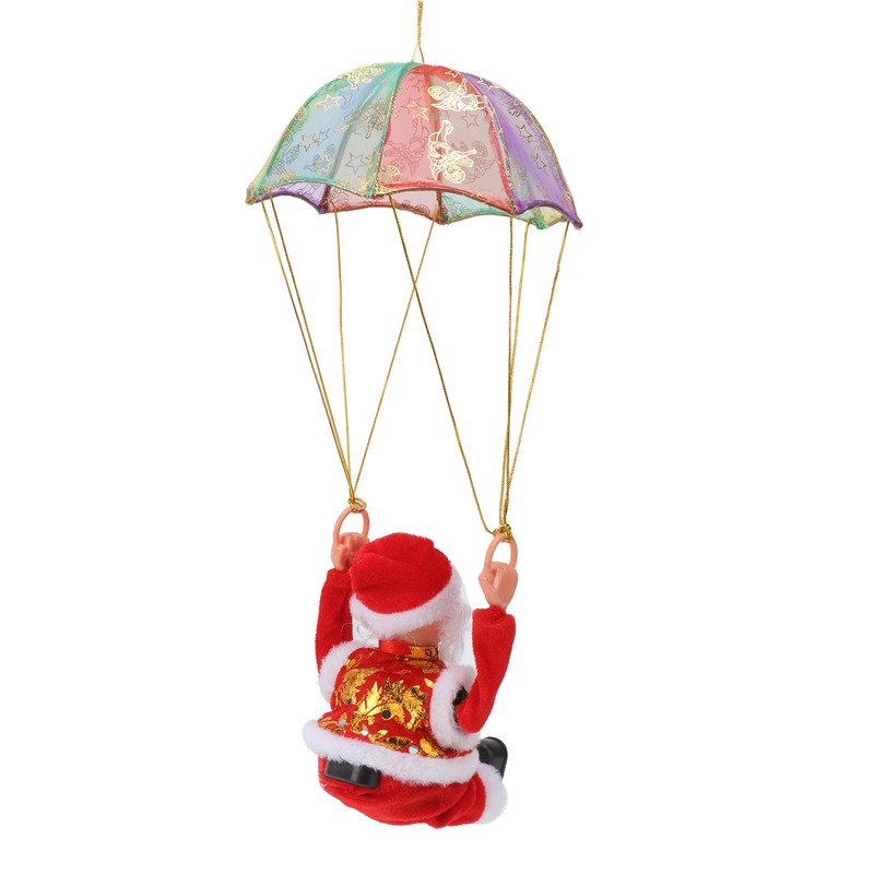 Parachute Christmas Ornaments Lovely Shape Safe Eco Friendly Fleece PC