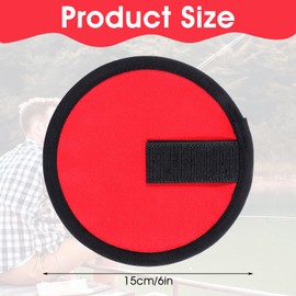 16 Pack Bait Gloves Lure Wrap Lure Covers Fishing Bait Covers Easily See Lure Hook Covers Lure Guard to Keep Fishermen Fishing Safe for Fishing Rod