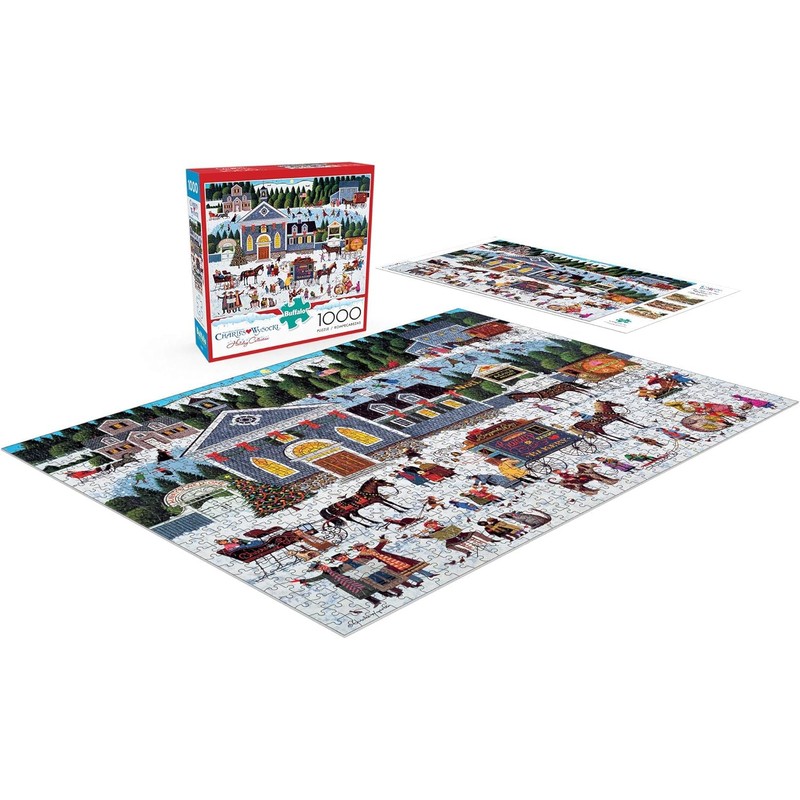 Buffalo Games - Charles Wysocki - Churchyard Christmas - 1000