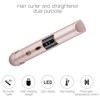 Portable Wireless Hair Straightener USB Rechargeable Ceramic Straightener for Home