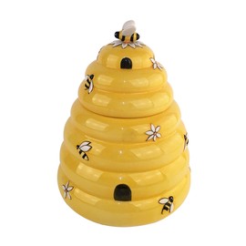 Blue Sky Clayworks Classic Busy Bee Hive Honey Cookie Jar