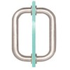 CRL 8" Polished Nickel (BM Series) Tubular Back-to-Back Pull Handle