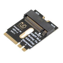 NFHK M.2(A+E Key) 2230MM to NVME M-Key Extension Card Adapter for Motherboard NVME SSD Hard Drive Port Extension 2230/2242/2260/2280MM