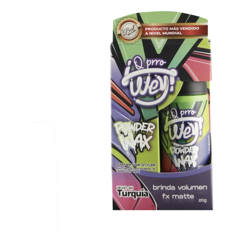 Qprro Wey Polvo Texturizador Wax Powder 20g Hecho En Turquía