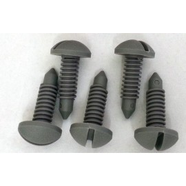FBODY STORE 82-92 FIREBIRD TRANS AM & CAMARO 5pc INTERIOR PLASTIC CARGO TRIM SCREW SET -GRAY