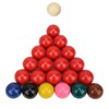 Snooker Balls Set, 22-Piece Tournament Weight (141g) 52.5mm Phenolic Resin