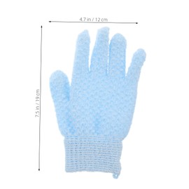Healvian Gentle Exfoliating Bath Gloves Shower Mitts for Body Scrub Massage Deep Cleansing Glove for Spa Home Travel Gym