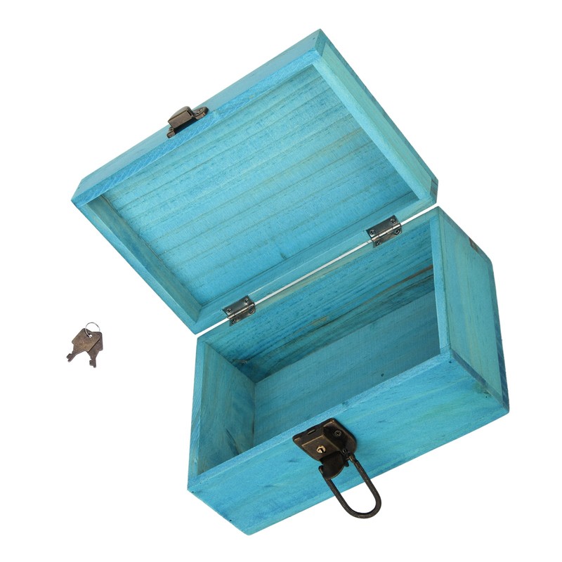Wooden Storage Box Retro Decorative Jewelry Box Desktop Sundries Organizer