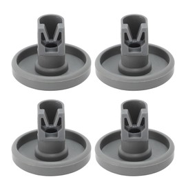 Buachois 4Pcs Dishwasher Wheels Replacement Kit,Dishwasher Wheels Lower Rack Universal Accessories L Lower Rack Bottom Dishrack Roller Parts for AEG Favorit Privileg Zanussi