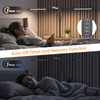 ShineTech 3-Head LED Desk Lamp with Clamp, Eye-Caring Clip on