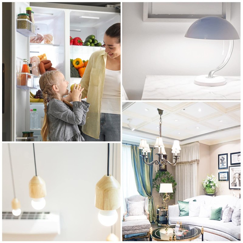 6W E26 Small Globe LED Bulb 60W Equivalent G45/A15 E26