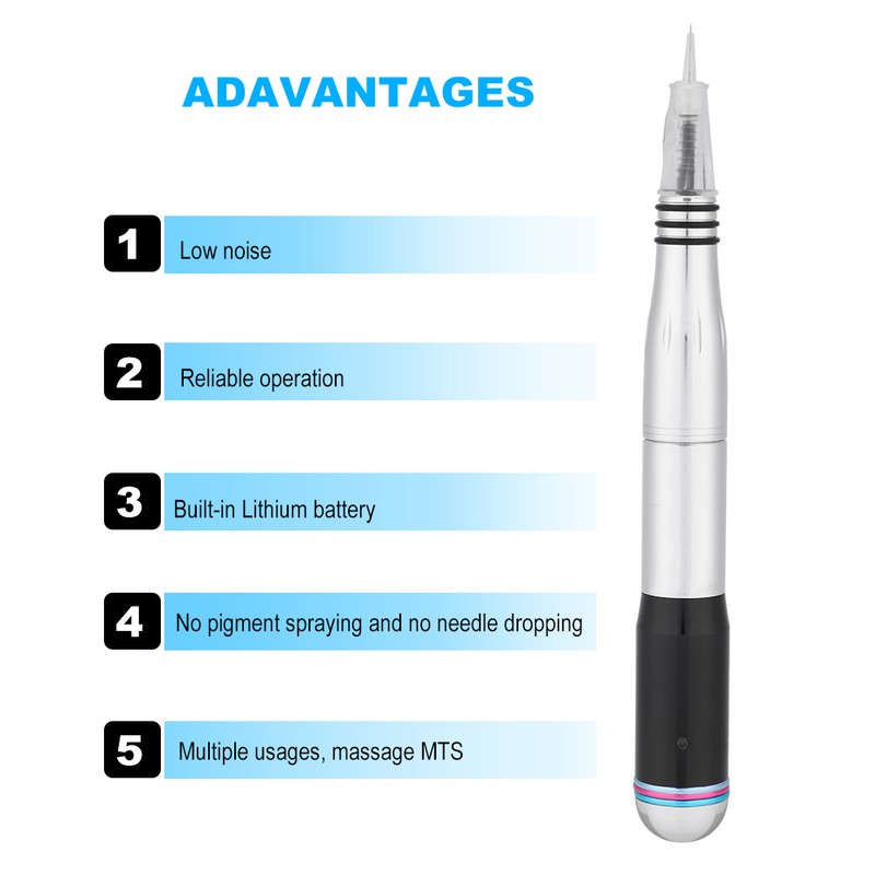 Electric Permanent Eyebrow Lip Line Tattoo MTS Machine Makeup Microblading