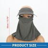 A ABSOPRO Full Face Mask Brim Design Adjustable 13.78" Windproof