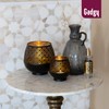 Gadgy Tea Light Holder Black Gold - Lantern Dining Table