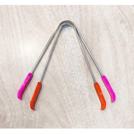 Wonder Care -Ayurveda Zungenschaber, stahlfarben, Staninless Steel Zungenschaber, Linderung von Mundgeruch, Zungenkehrer, 2 Stück