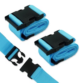 2 Pieces Luggage Straps Travel Luggage Straps Packing Bag Buckle Straps For Suitcases, Bags, Boxes
