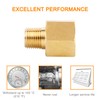 SUNGATOR Brass Pipe Fitting, Adapter, 1/8" Male Pipe x 1/4"