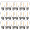 FLSNT 24 Pack LED S14 Replacement Light Bulbs, Shatterproof Waterproof