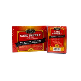 200ct Card Saver 1 in RED Storage Box - Cs1 Graded Card Submits
