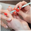 FOMIYES 4pcs Glass Nail Files for Manicure and Pedicure Ergonomic