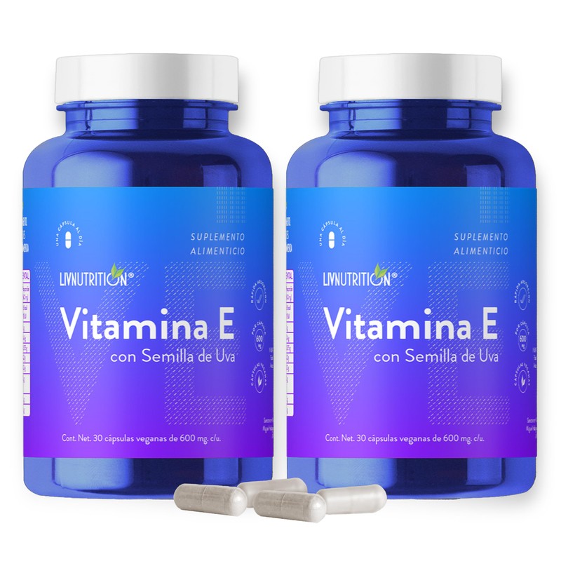 LIV NUTRITION | Vitamina E 600 Mg Con Semilla De