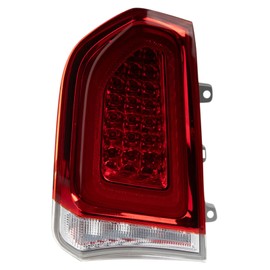 TRQ Left Rear Tail Light Assembly Drivers Side Compatible with 2015-2022 Chrysler 300 CH2800213