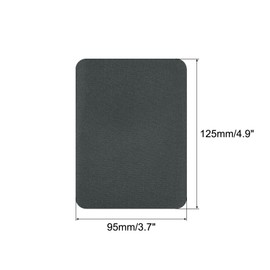 MECCANIXITY 20Pcs Iron on Patches for Clothing Repair Fabric Repair Patches Iron-On Mending Fabric Dark Grey 4.9"x3.7" for Clothes, Pants, Bags Hole Repairing and Decoration