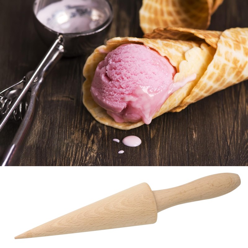 yueton 1 Pack Ice Cream Cone Roller Mold Pizzelle Roller