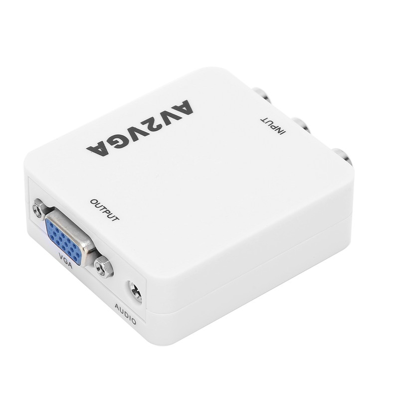 For AV to VGA Conveter Portable 1920x1080 HD AV2VGA Video