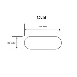 Konzept Collection Premium Tablecloth 100% Cotton Table Cloth, Choice of Colours and Sizes (Oval Tablecloth 150 x 260 cm, White)