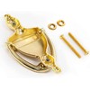 Everbilt 6-5/16 Inches Bright Brass Door Knocker