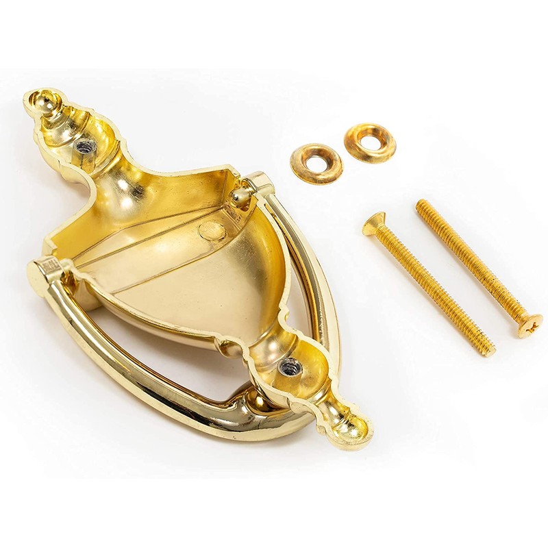 Everbilt 6-5/16 Inches Bright Brass Door Knocker