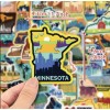 Unbranded 10pcs US State Stickers- Scrapbook, Journal, DIY Crafts &