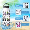 Mistree Aufkleber Panda Kinder, Bastelset Panda Niedlich, 5 CM