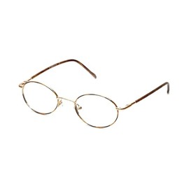 Calabria Flex Plus KIDS 64 Oval Reading Glasses +1.25 Tortoise Havana Brown Gold Amber Girls