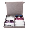 8 Slots Glasses Storage Sunglasses Display Jewelry Container Case Organizer