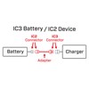 Spektrum Adapter, 6": IC3 Battery/IC2 Device, SPMXCA320, 1 Count (Pack