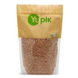 Yupik Organic Spelt Kernels, 2.2 lb (35.2 oz), Non-GMO, Kosher, Vegan, Raw Hulled Grains, Unsalted, Source of Fiber, Ideal for Baking & Cooking